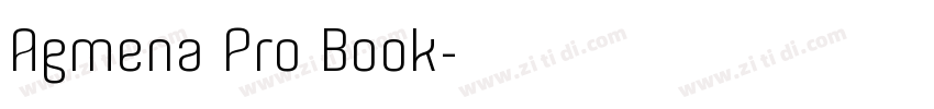 Agmena Pro Book字体转换